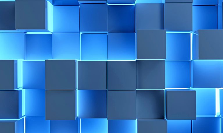 Abstract 3D rendering geometrical background