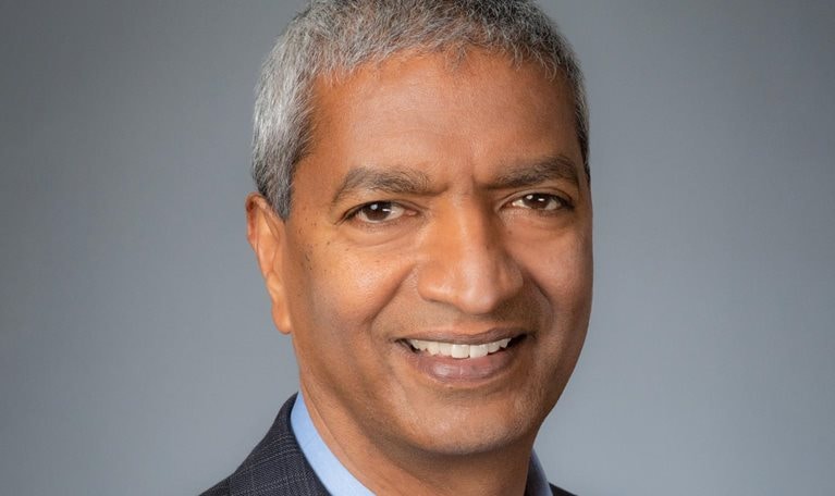 Smiling portrait of KR Sridhar