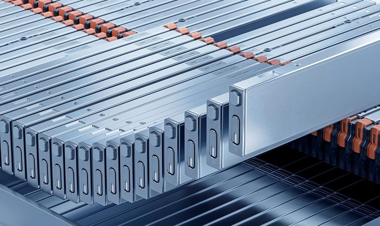 High Performance Battery Pack Assembly with Rectangular Modules for Electric Vehicle or Hybrid Car