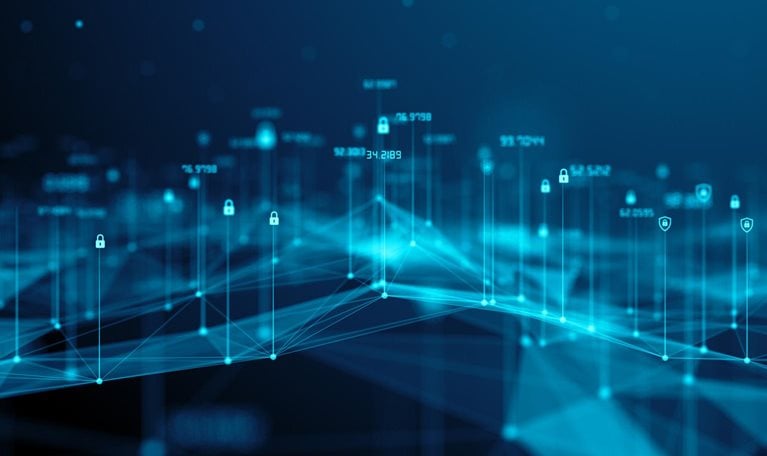 Cyber security, illustration