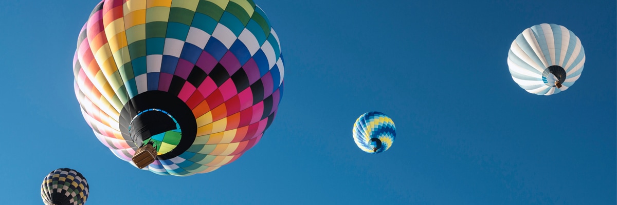 Photo of hot air balloons