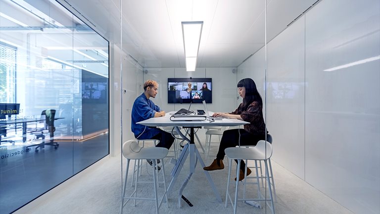 A photo of highly design modern office