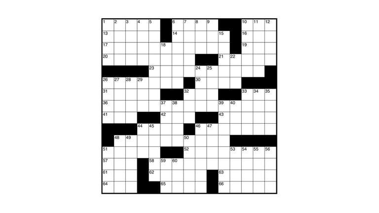 Image of a crossword puzzle