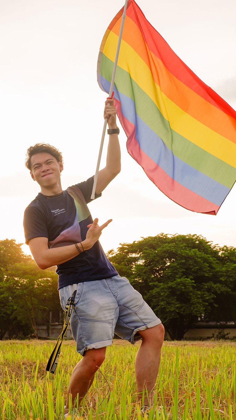 A McKinsey colleague celebrates LGBTQ+ Pride