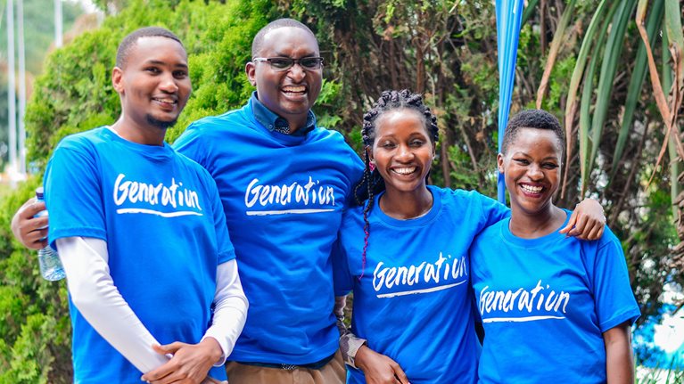 Generation graduates in Kenya