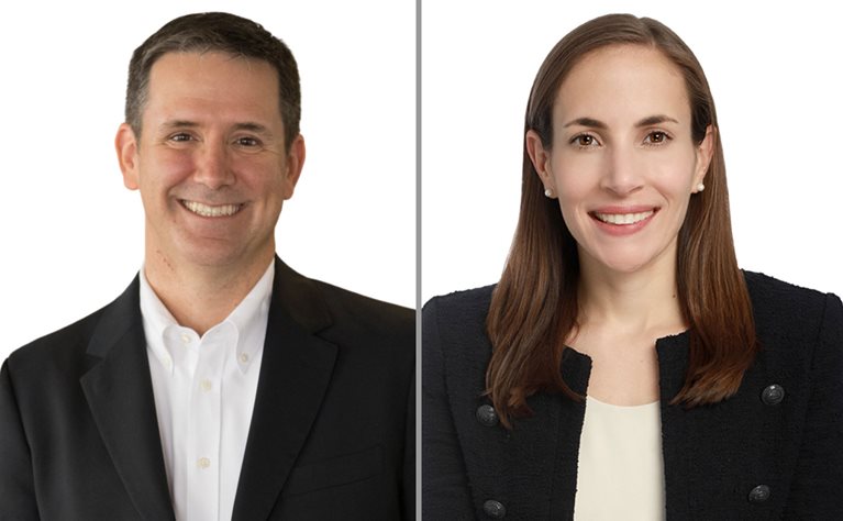 McKinsey partners Bryan Hancock and Emily Field