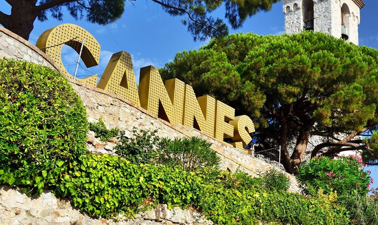 Cannes roadsign
