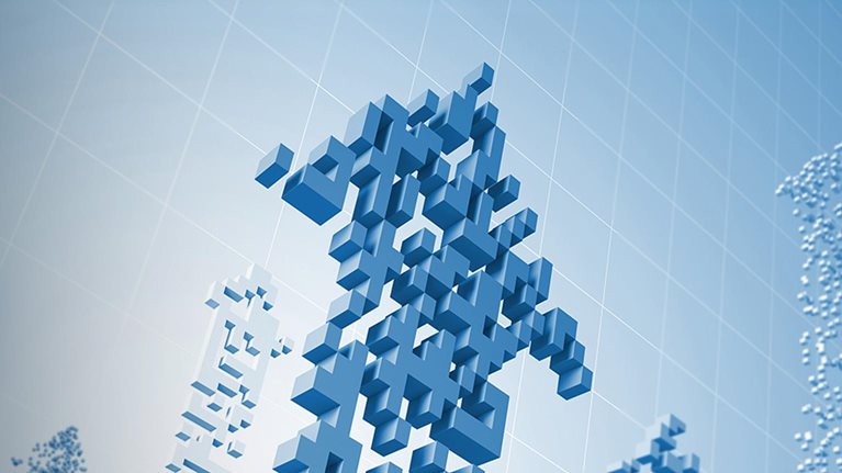 3d abstract arrows pointing up