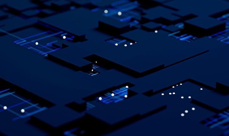 Artificial Intelligence Big Data Cloud Computing Conceptual Picture