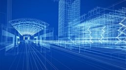 3D architecture abstract