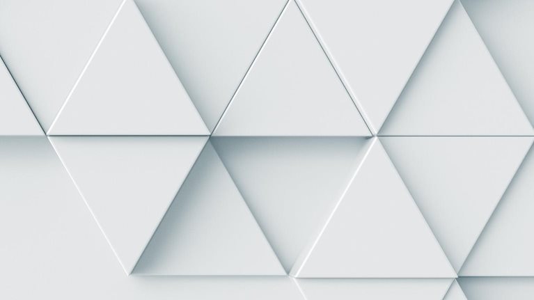 White mosaic pattern with triangles motion wave animation.