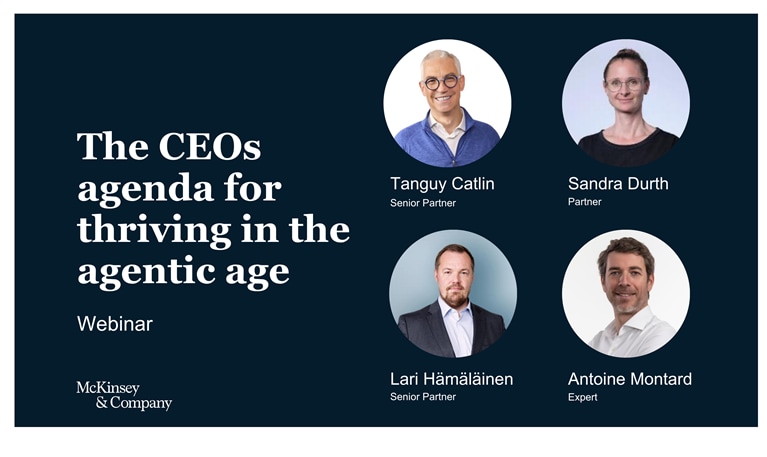 The CEOs agenda for thriving in the agentic age