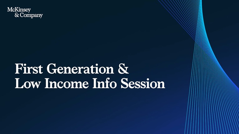 First Generation and Low Income (FGLI) Information Session