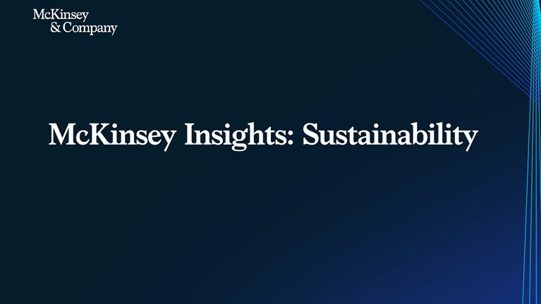 McKinsey Insights: Sustainability