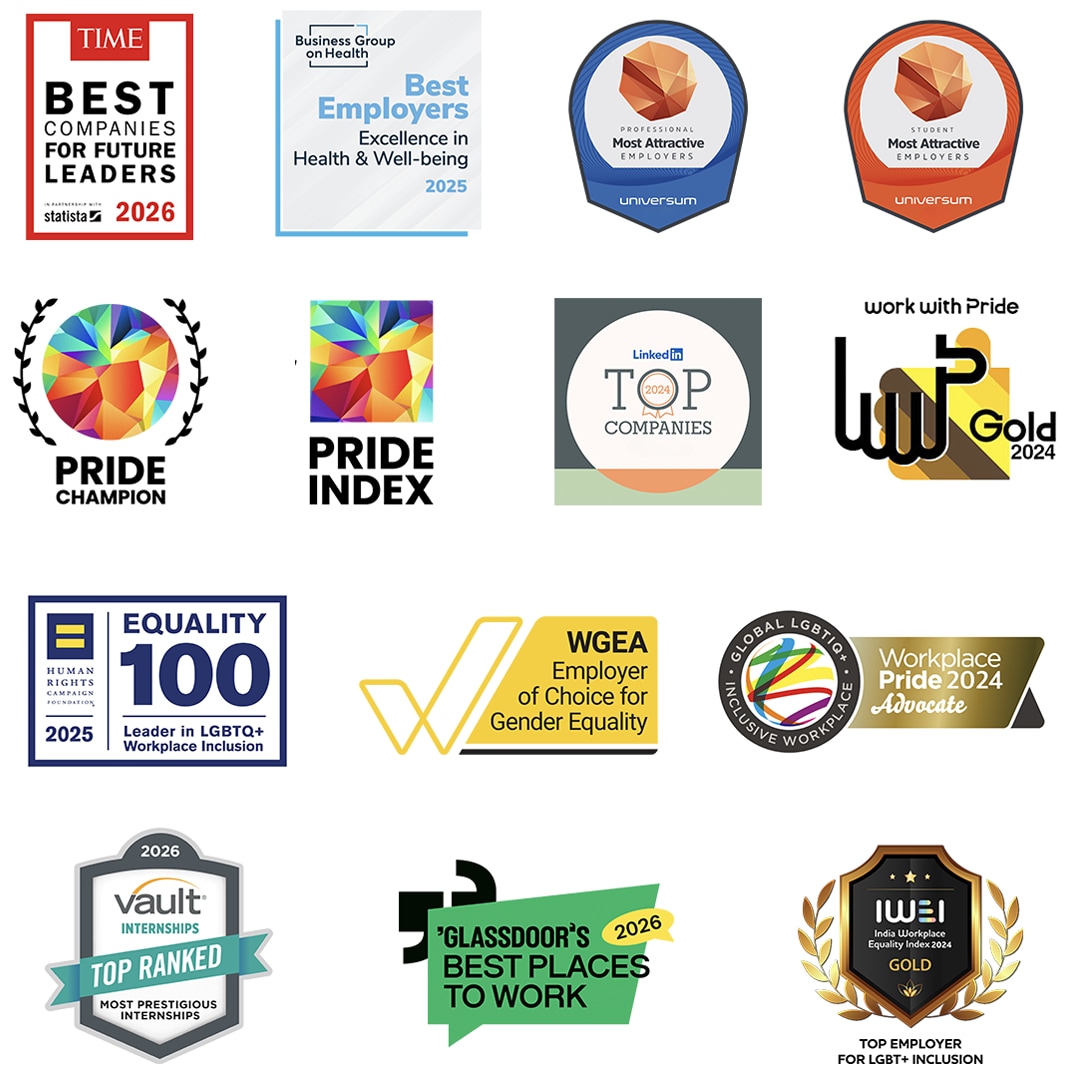 Recognition for our culture of growth and inclusion