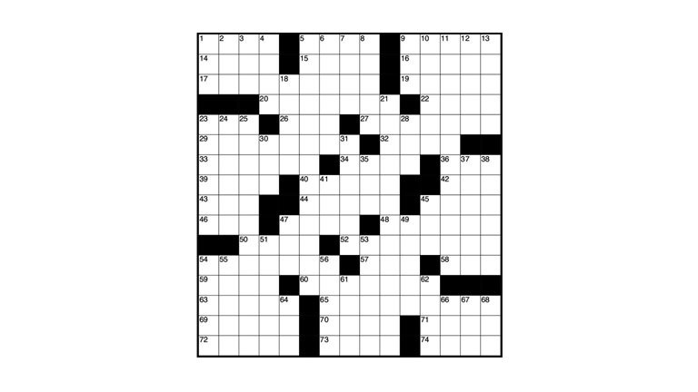 An image linking to the web page “The McKinsey Crossword: Commercial-Free | No. 196” on McKinsey.com