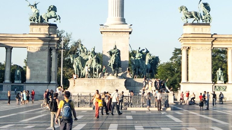 An image linking to the web page “Budapest awaits: Fulfilling the city’s tourism potential” on McKinsey.com