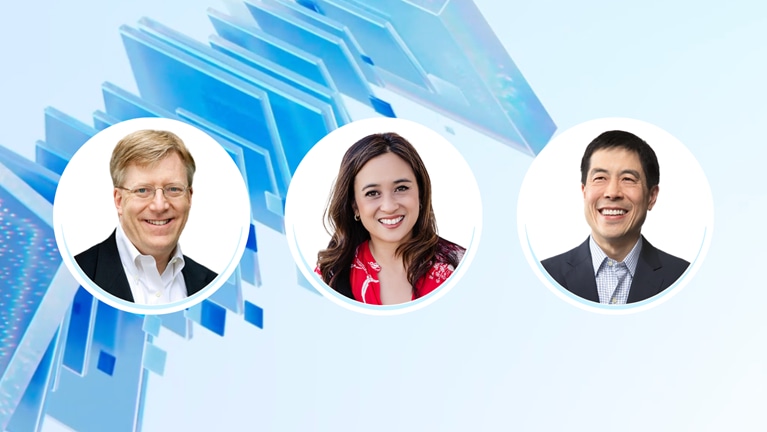 Photos of senior fellow Michael Chui, partner Roger Roberts, and senior partner Lareina Yee, McKinsey & Company