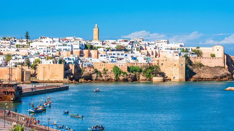 Picturesque view of Rabat, Morocco's capital city - stock photo