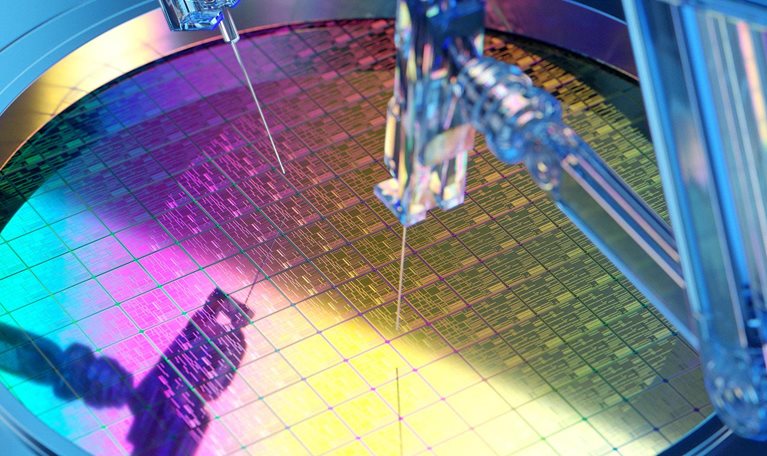 Holographic robot arms making semiconductor