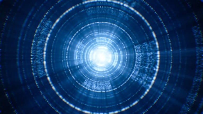 Technology Digital HUD Circles Design