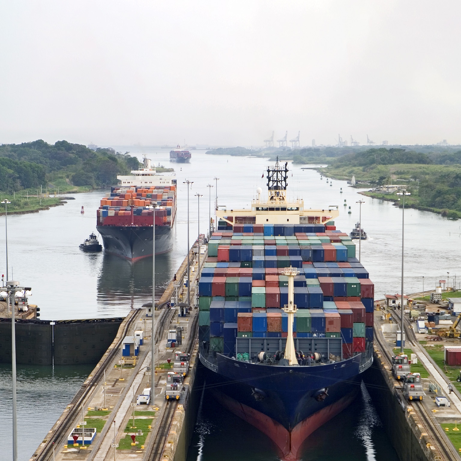 How could Panama Canal restrictions affect supply chains?